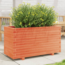 Berkfield Garden Planter Wax Brown 90x40x49.5 cm Solid Wood Pine