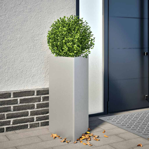 Berkfield Garden Planters 2 pcs Triangular 40x34.5x75 cm Galvanized Steel