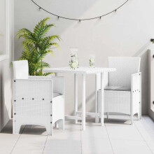 Berkfield Garden Chair 2 pcs White 53 x 49 x 85 cm Polypropylene