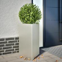 Berkfield Garden Planters 2 pcs Triangular 50x43x75 cm Stainless Steel