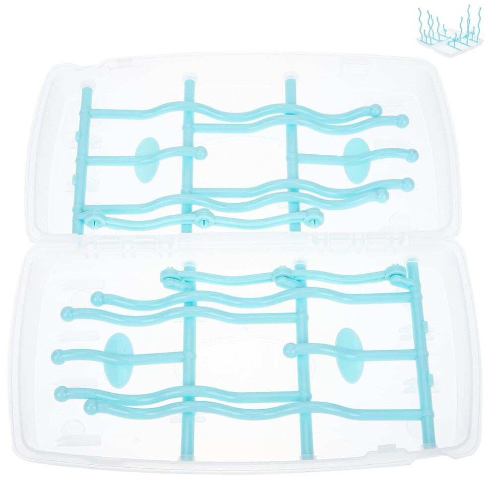 Baby Bottle Drying Rack Vertical SpaceSaving Design with Removable Water Tray for Pump Parts Accessories