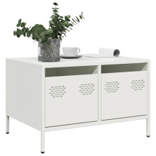 Berkfield TV Cabinet White 68x50x43.5 cm Cold-rolled Steel