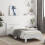 Berkfield Bed Frame without Mattress with Headboard White 90x190 cm Single 1