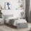 Berkfield Bed Frame without Mattress with Headboard Concrete Grey 90x190 cm Single 1
