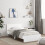 Berkfield Bed Frame without Mattress with Headboard White 100x200 cm 1