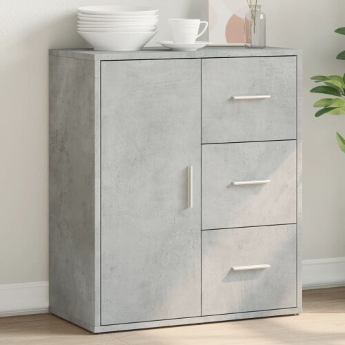 Berkfield Sideboard Concrete Grey 60x31x70 cm Engineered Wood