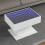 Berkfield Coffee Table with LED White 70x50x45 cm Engineered Wood 1