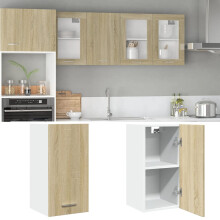 Berkfield Hanging Cabinet Lyon Sonoma Oak 29.5x31x60 cm Engineered Wood