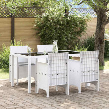 Berkfield Garden Chair 4 pcs White 53 x 49 x 85 cm Polypropylene