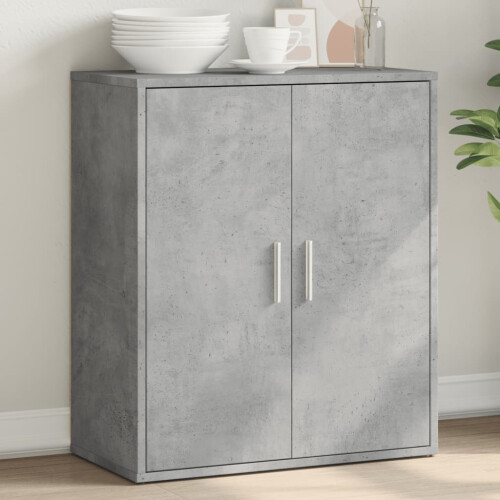 Berkfield Sideboard Concrete Grey 60x31x70 cm Engineered Wood