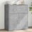 Berkfield Sideboard Concrete Grey 60x31x70 cm Engineered Wood 1