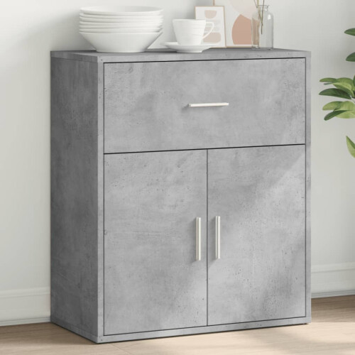 Berkfield Sideboard Concrete Grey 60x31x70 cm Engineered Wood