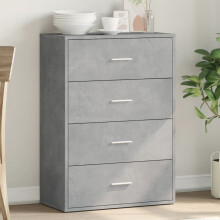 Berkfield Sideboard Concrete Grey 60x31x84 cm Engineered Wood