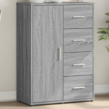Berkfield Sideboard Grey Sonoma 60x31x84 cm Engineered Wood