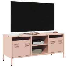 Berkfield TV Cabinet Pink 101.5x39x43.5 cm Cold-rolled Steel