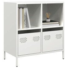 Berkfield Sideboard White 68x39x73.5 cm Cold-rolled Steel