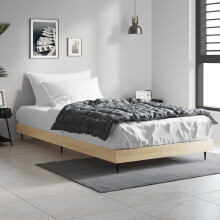 Berkfield Bed Frame without Mattress Sonoma Oak 90x200 cm Engineered Wood