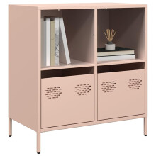 Berkfield Sideboard Pink 68x39x73.5 cm Cold-rolled Steel