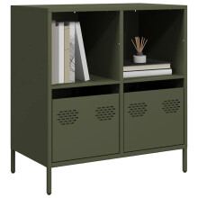 Berkfield Sideboard Olive Green 68x39x73.5 cm Cold-rolled Steel