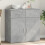 Berkfield Sideboard Concrete Grey 79x38x80 cm Engineered Wood 1
