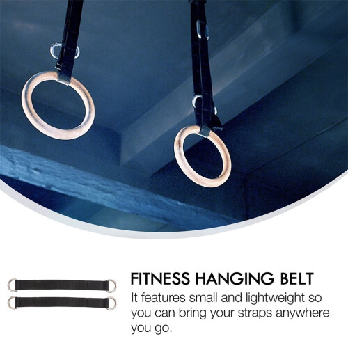 Fitness Horizontal Bar Strap Hanging Band Nylon 3 Pcs 1