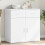 Berkfield Sideboard White 79x38x80 cm Engineered Wood 1