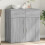 Berkfield Sideboard Grey Sonoma 79x38x80 cm Engineered Wood 1