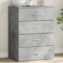 Berkfield Sideboard Concrete Grey 60x39x80 cm Engineered Wood