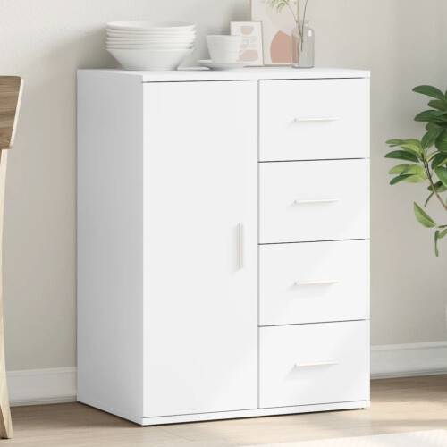 Berkfield Sideboard White 59x39x80 cm Engineered Wood