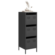 Berkfield Highboard Black 39x35x103.5 cm Steel