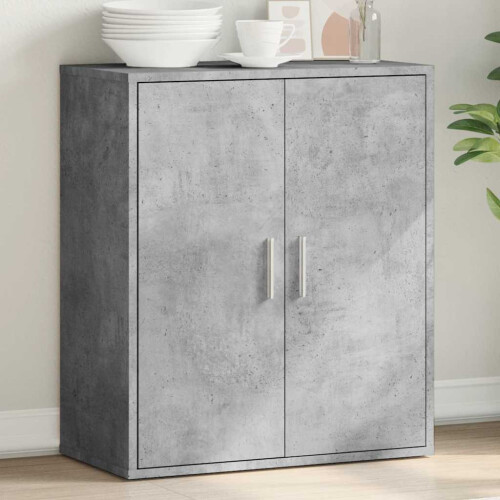 Berkfield Sideboard Concrete Grey 79x38x80 cm Engineered Wood