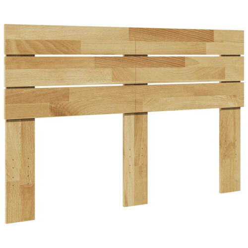 Berkfield Headboard 120 cm Solid Wood Oak