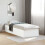Berkfield Bed Frame without Mattress White 75x190 cm Small Single Engineered Wood 1
