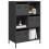 Berkfield Highboard Black 68x39x103.5 cm Steel 1