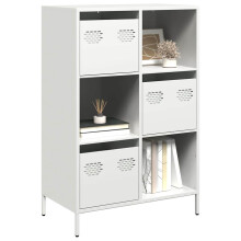 Berkfield Highboard White 68x39x103.5 cm Steel