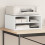 Berkfield Printer Stand White 49x40x22,5 cm Engineered Wood 1