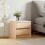 Berkfield Bedside Cabinet 40x31x35.5 cm Solid Wood Pine 1