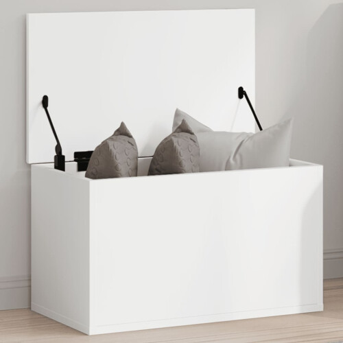 Berkfield Storage Box White 60x35x35 cm Engineered Wood