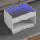 Berkfield Coffee Table with Infinity LED White 70x50x50 cm 1
