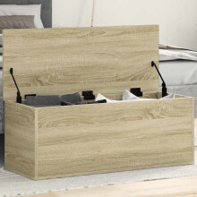 Berkfield Storage Box Sonoma Oak 90x35x35 cm Engineered Wood