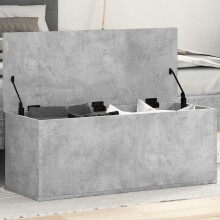 Berkfield Storage Box Concrete Grey 90x35x35 cm Engineered Wood