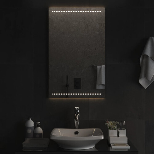 Berkfield LED Bathroom Mirror 50x80 cm 2
