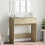 Berkfield Dressing Table with Mirror Sonoma Oak 80x39x80 cm 1
