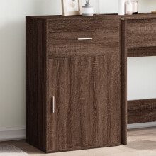 Berkfield Storage Cabinet Brown Oak 56.5x39x90 cm Engineered Wood