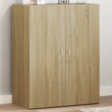 Berkfield File Cabinet Sonoma Oak 60x32x77.5 cm Engineered Wood