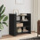 Berkfield Sideboard Black 73.5x35x75 cm Engineered Wood 1