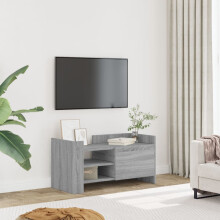 Berkfield TV Cabinet Grey Sonoma 80x35x40 cm Engineered Wood
