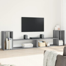 Berkfield TV Cabinets 2 pcs Grey Sonoma 100x30x50 cm Engineered Wood