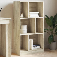 Berkfield Bookcase Sonoma Oak 57x28.5x107.5 cm Engineered Wood