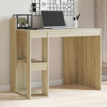 Berkfield Office Desk Sonoma Oak 103.5x56.5x94 cm Engineered Wood
